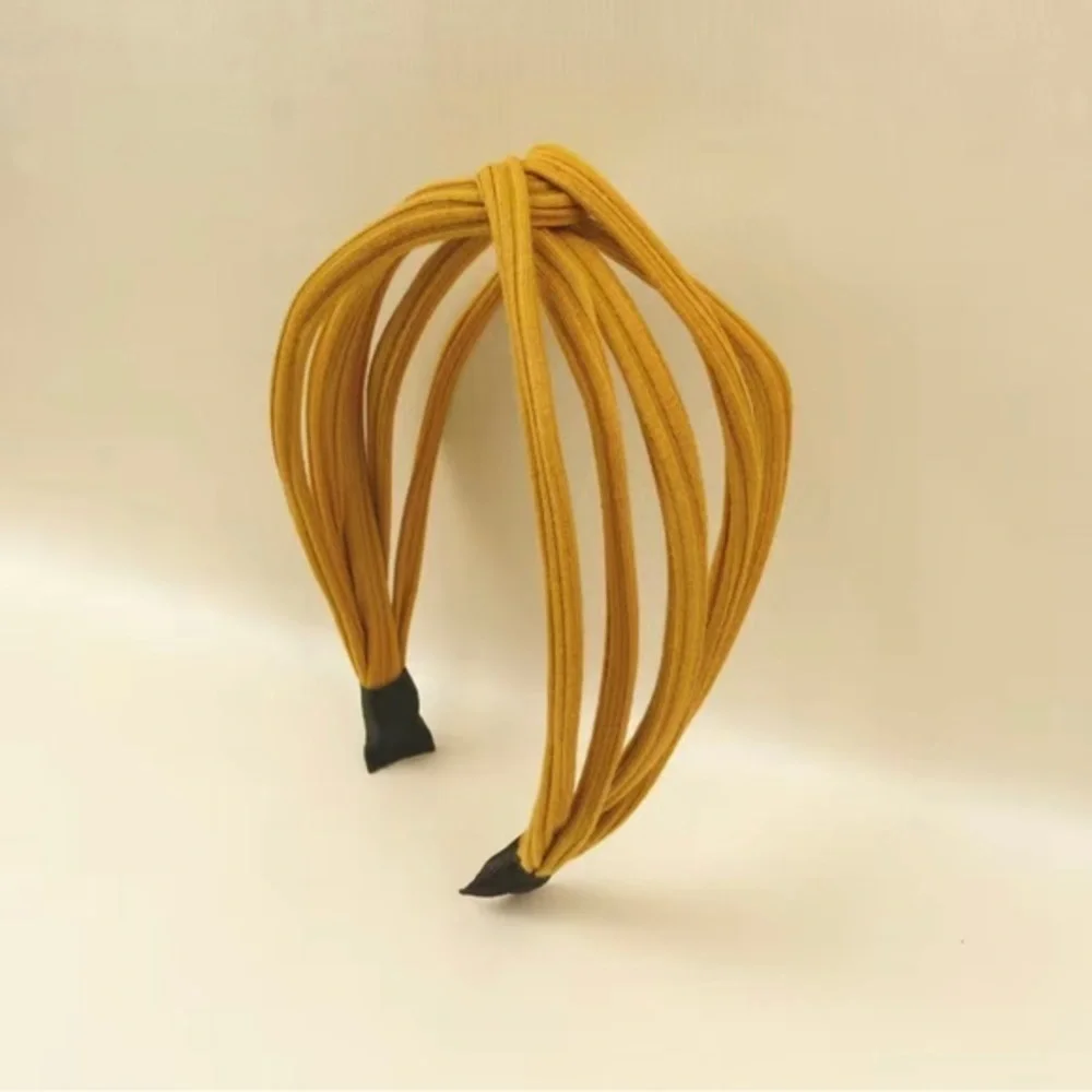 Golden yellow beautiful headband. New